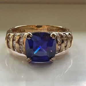 💯% Authentic Tanzanite ring size 7.5